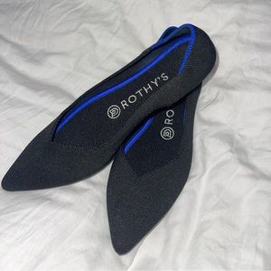 Rothy’s the point in black  / color negro súper confortables size 7.5